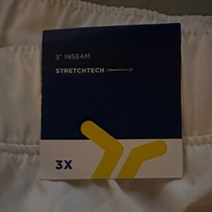 Old Navy White Athletic Shorts 3x
